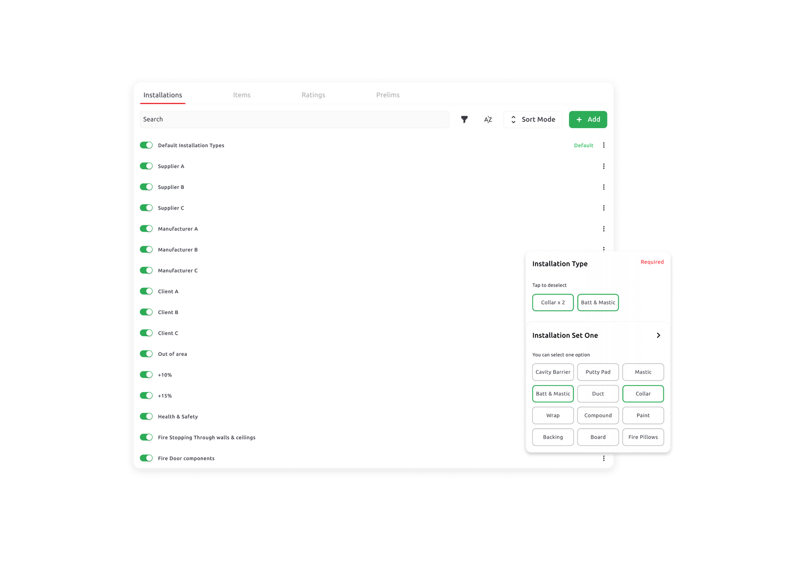 Bolster Systems Features